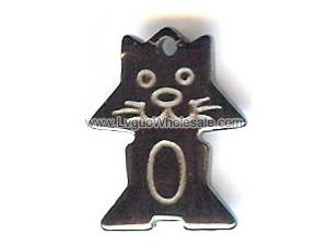 Hematite Charms Cat